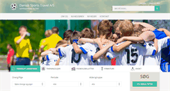 Desktop Screenshot of danish-sports-travel.dk